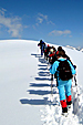 snowshoeing