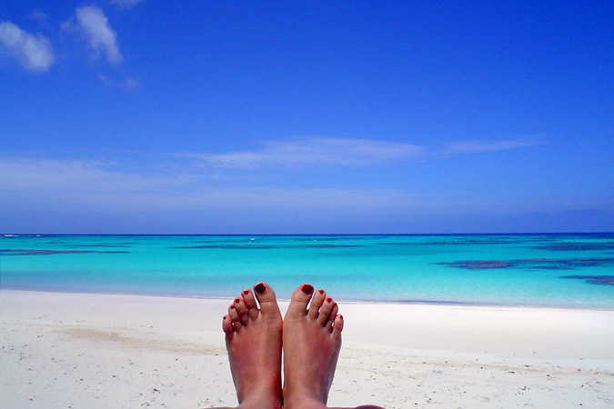 am Strand