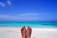 am Strand